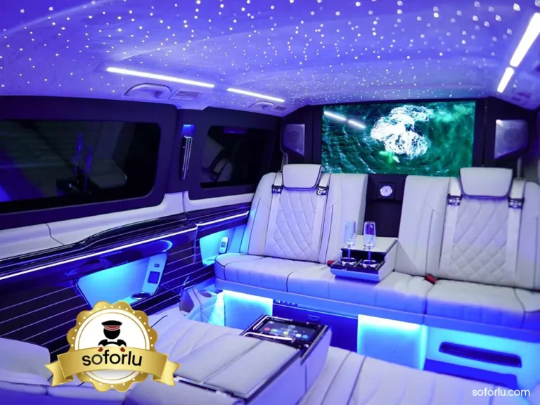 7/24 kesintisiz ve 5 yıldızlı konfor sunan vip şöförlü araç kiralama ayrıcalığı